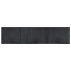 Vidaxl vloerkleed rechthoekig 70x300 cm bamboe grijs