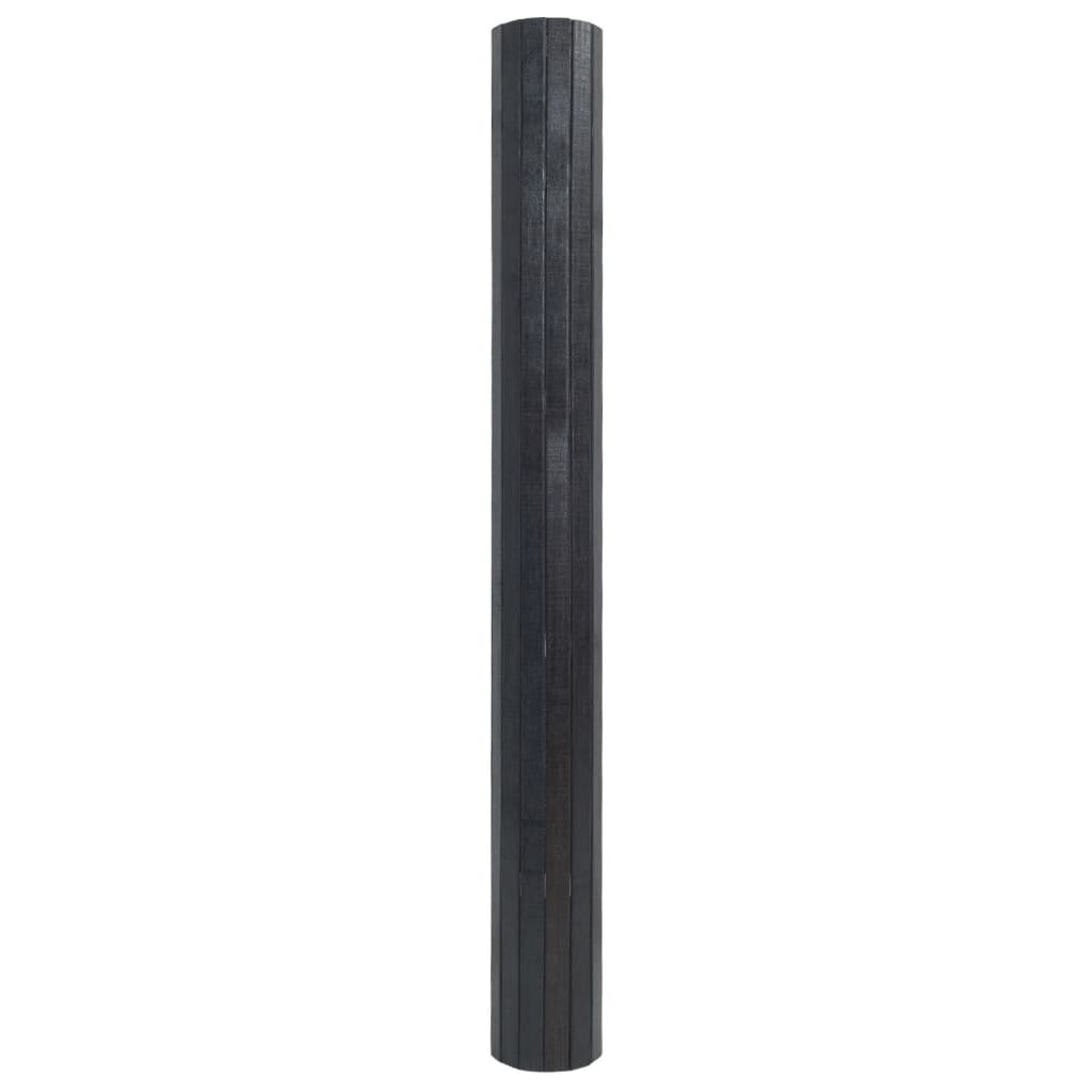 Vidaxl vloerkleed rechthoekig 70x300 cm bamboe grijs