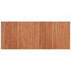 Vidaxl vloerkleed rechthoekig 80x200 cm bamboe bruin