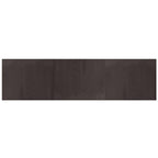 Vidaxl vloerkleed rechthoekig 80x300 cm bamboe donkerbruin