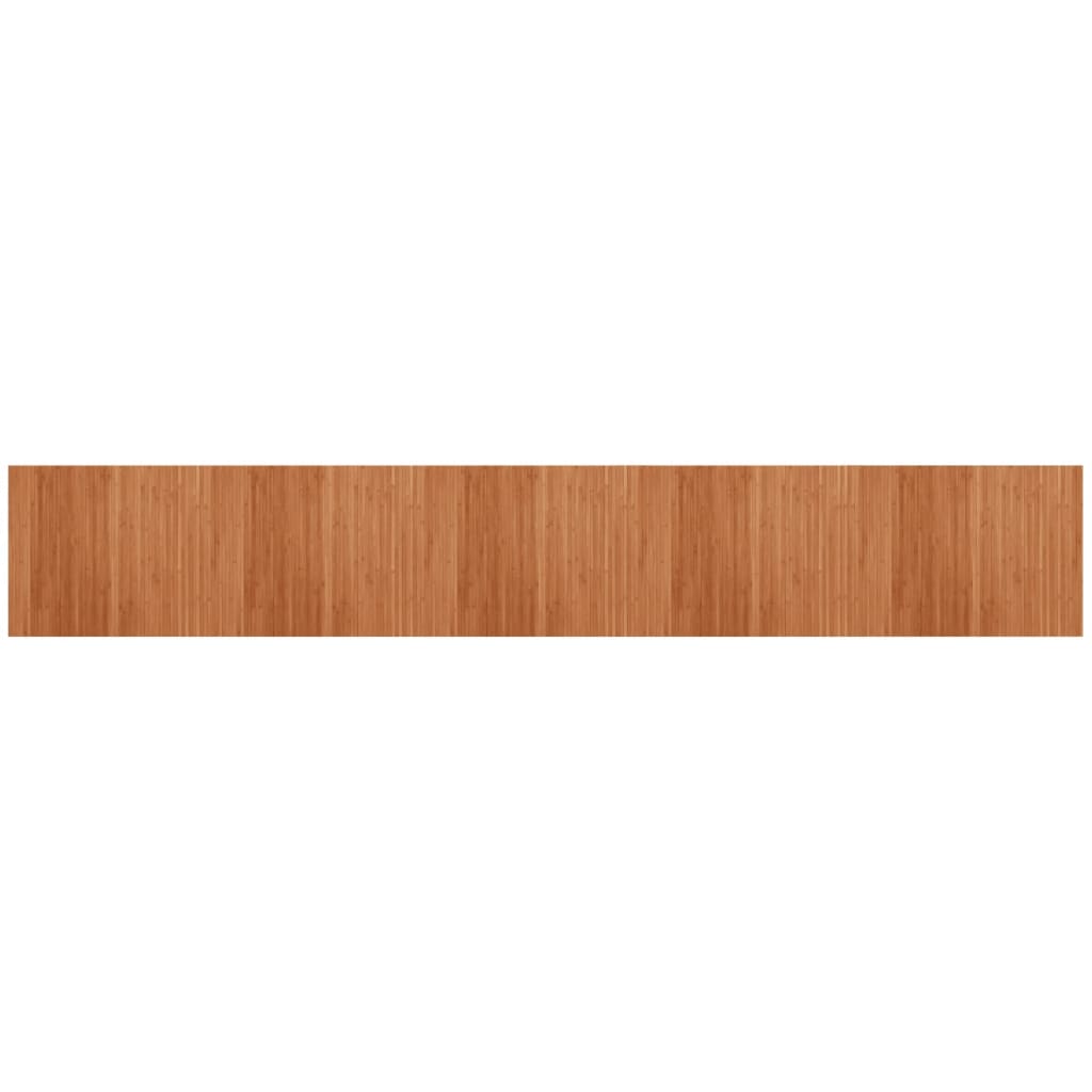 Vidaxl vloerkleed rechthoekig 80x500 cm bamboe bruin