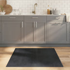 Vidaxl vloerkleed rechthoekig 100x100 cm bamboe grijs