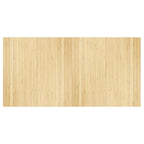 Vidaxl vloerkleed rechthoekig 100x200 cm bamboe lichtnaturel