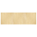 Vidaxl vloerkleed rechthoekig 100x300 cm bamboe lichtnaturel