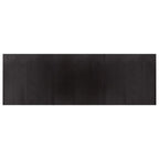 Vidaxl vloerkleed rechthoekig 100x300 cm bamboe donkerbruin