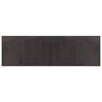 Vidaxl vloerkleed rechthoekig 60x200 cm bamboe donkerbruin