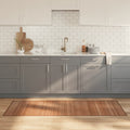 Vidaxl vloerkleed rechthoekig 70x200 cm bamboe naturel