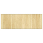 Vidaxl vloerkleed rechthoekig 70x200 cm bamboe lichtnaturel