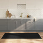 Vidaxl vloerkleed rechthoekig 80x200 cm bamboe zwart