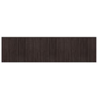Vidaxl vloerkleed rechthoekig 80x300 cm bamboe donkerbruin