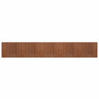 Vidaxl vloerkleed rechthoekig 80x1000 cm bamboe bruin