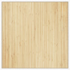 Vidaxl vloerkleed vierkant 100x100 cm bamboe lichtnaturel