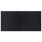 Vidaxl vloerkleed rechthoekig 100x200 cm bamboe zwart