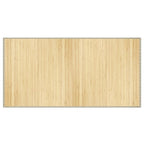 Vidaxl vloerkleed rechthoekig 100x200 cm bamboe lichtnaturel