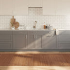 Vidaxl vloerkleed rechthoekig 100x300 cm bamboe bruin