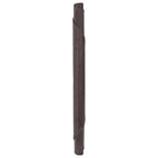 Vidaxl vloerkleed rond 60 cm bamboe donkerbruin