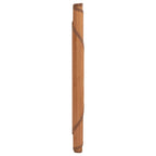 Vidaxl vloerkleed rond 80 cm bamboe bruin