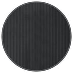 Vidaxl vloerkleed rond 80 cm bamboe grijs