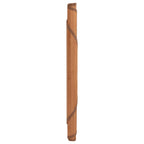 Vidaxl vloerkleed rond 100 cm bamboe bruin