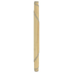 Vidaxl vloerkleed rond 100 cm bamboe lichtnaturel