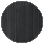 Vidaxl vloerkleed rond 100 cm bamboe grijs