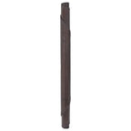 Vidaxl vloerkleed rond 100 cm bamboe donkerbruin