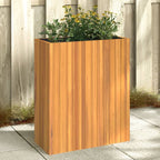 Vidaxl plantenbak 59x27,5x70 cm massief acaciahout