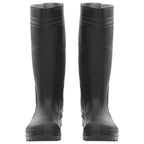 Vidaxl regenlaarzen maat 38 pvc zwart
