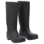 Vidaxl regenlaarzen maat 39 pvc zwart