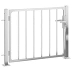 VidaXL Poort 100x75 cm roestvrij staal
