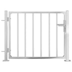 VidaXL Poort 100x75 cm roestvrij staal