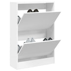 Vidaxl schoenenkast 60x21x87,5 cm bewerkt hout wit