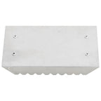 Vidaxl roskammen 3 st aluminium zilverkleurig