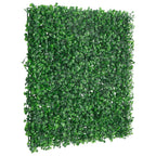 Vidaxl hek met kunstheester 6 st 50x50 cm groen