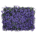 Vidaxl hek met kunstbladeren 6 st 40x60 cm paars