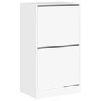 VidaXL Schoenenkast met 2 klaplades 60x42x108 cm wit