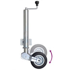Vidaxl neuswiel met 2 staanders en 2 spanklemmen 60 mm