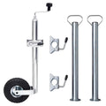 Vidaxl neuswiel met 2 staanders en 3 spanklemmen 48 mm
