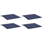 Vidaxl palletkussens 4 st 40x40x4 cm oxford stof marineblauw