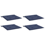 Vidaxl palletkussens 4 st 50x50x4 cm oxford stof marineblauw