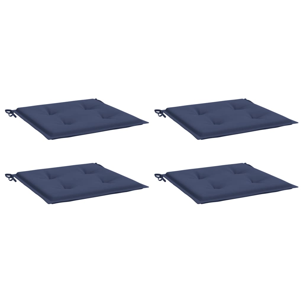 Vidaxl palletkussens 4 st 50x50x4 cm oxford stof marineblauw