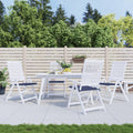 Vidaxl palletkussens 4 st 50x50x4 cm oxford stof marineblauw