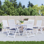 Vidaxl palletkussens 6 st 50x50x4 cm oxford stof marineblauw