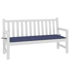 Vidaxl tuinbankkussen 150x50x4 cm oxford stof marineblauw