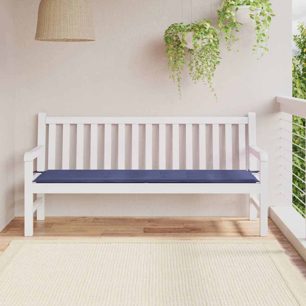 Vidaxl tuinbankkussen 180x50x4 cm oxford stof marineblauw