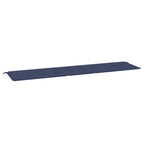 Vidaxl tuinbankkussen 200x50x4 cm oxford stof marineblauw