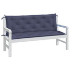 Vidaxl tuinbankkussens 2 st 150x50x7 cm oxford stof marineblauw