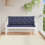 Vidaxl tuinbankkussens 2 st 150x50x7 cm oxford stof marineblauw