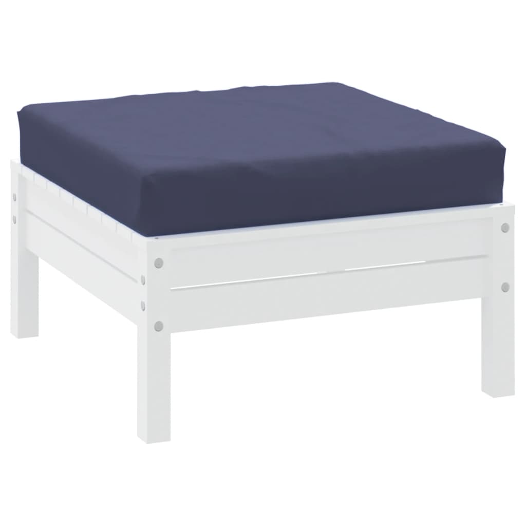 Vidaxl palletkussen 60x60x9,5 cm oxford stof marineblauw