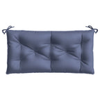 Vidaxl tuinbankkussen 110x50x7 cm oxford stof marineblauw